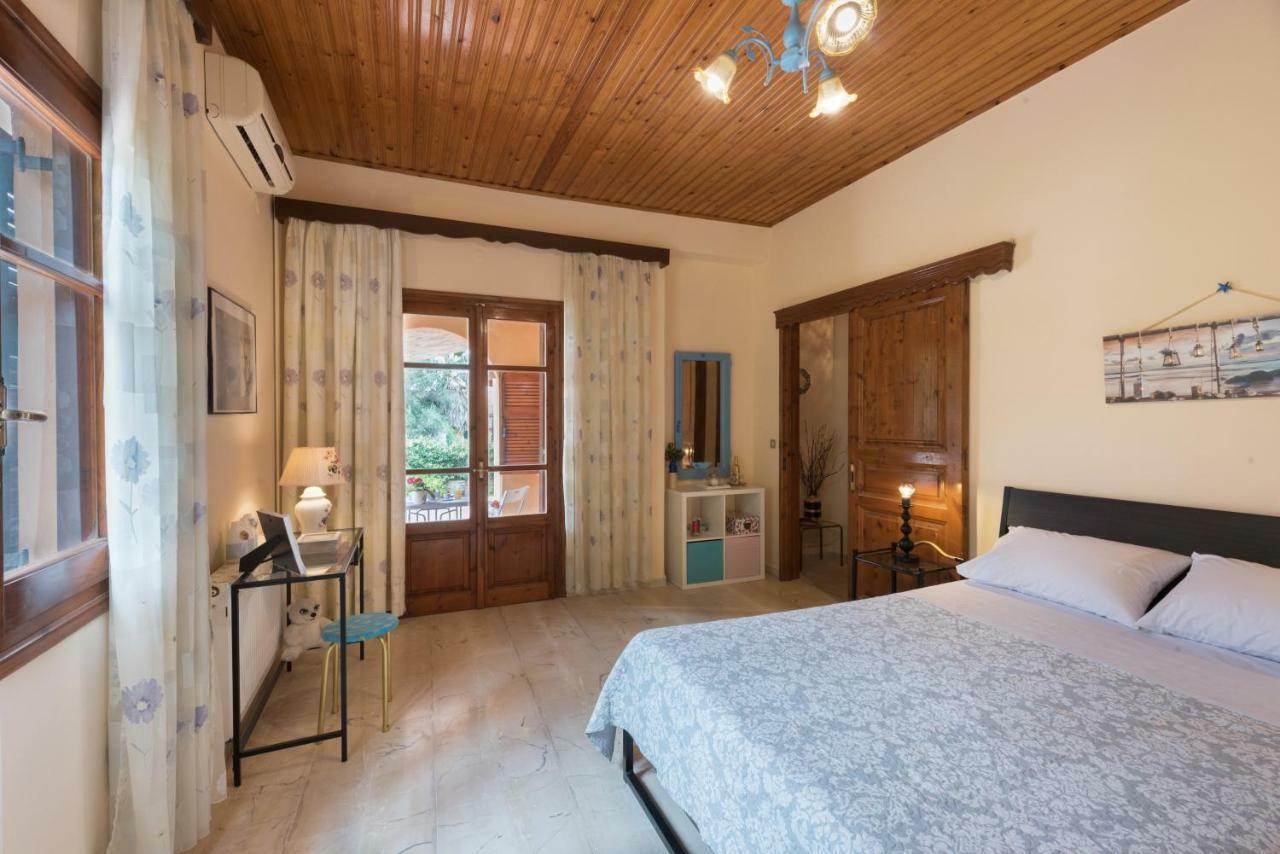 Family Holiday Apartment With Garden & Bbq Velonádes Dış mekan fotoğraf