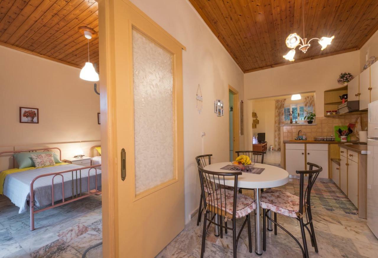 Family Holiday Apartment With Garden & Bbq Velonádes Dış mekan fotoğraf