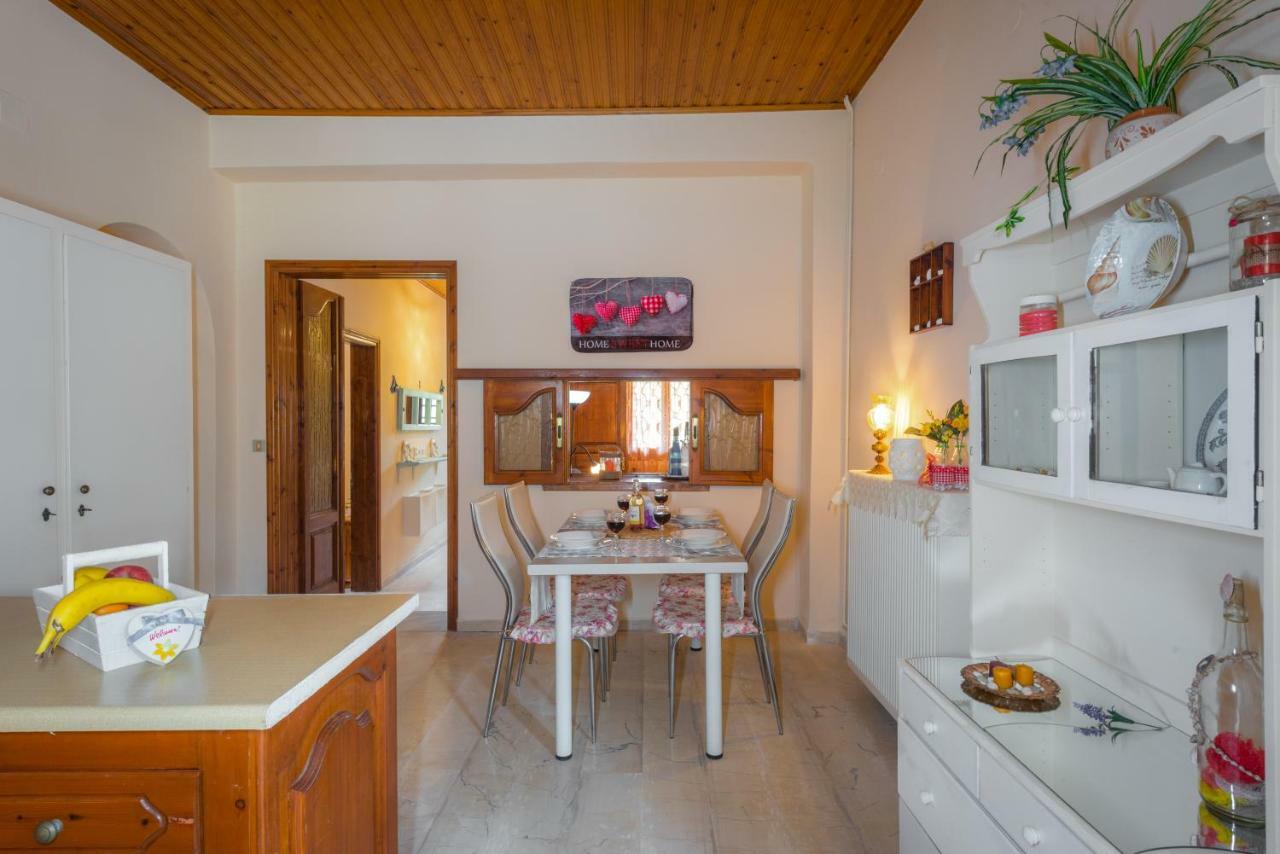 Family Holiday Apartment With Garden & Bbq Velonádes Dış mekan fotoğraf